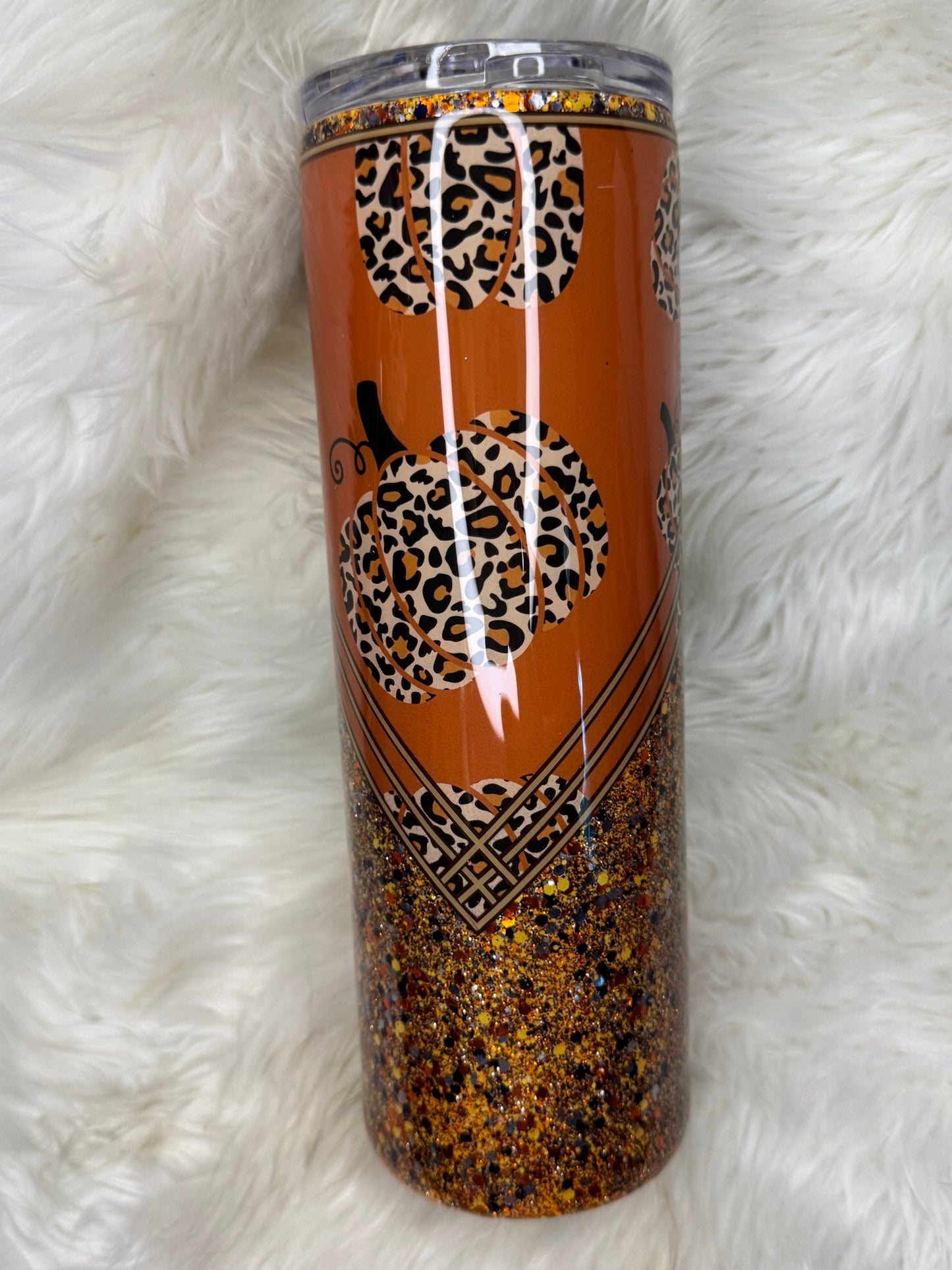 30oz glittered skinny fall is my favorite color