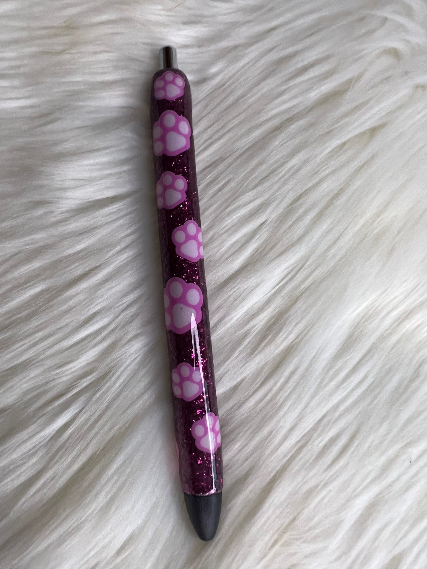 Paw prints gel pen